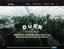 Tablet Screenshot of duerr-event.com